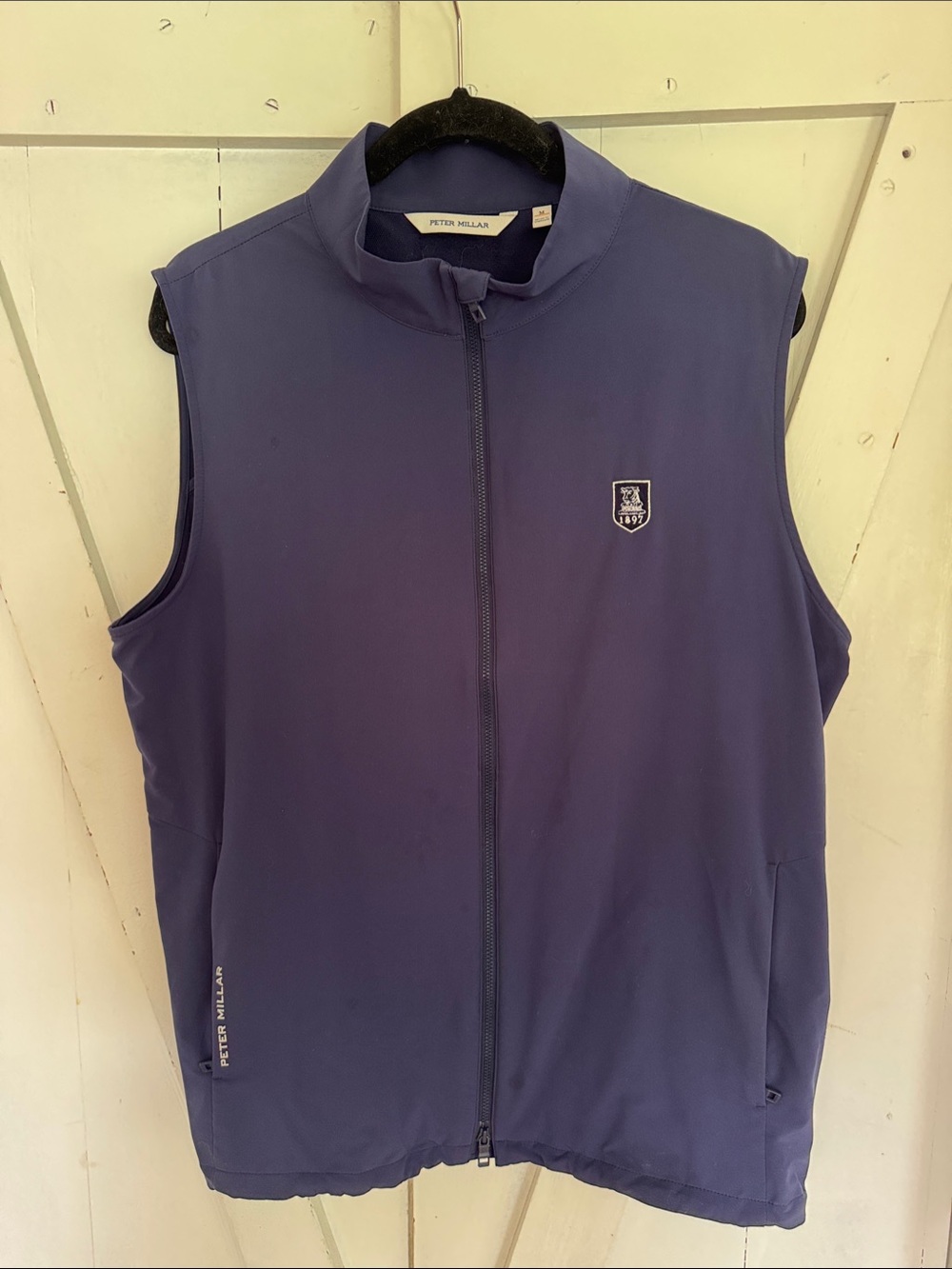 Peter Millar Navy Dunes Full-Zip Performance Vest